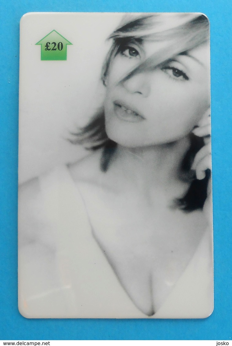 MADONNA  .... Nice Old And Rare Card , Only 500. Ex - Music