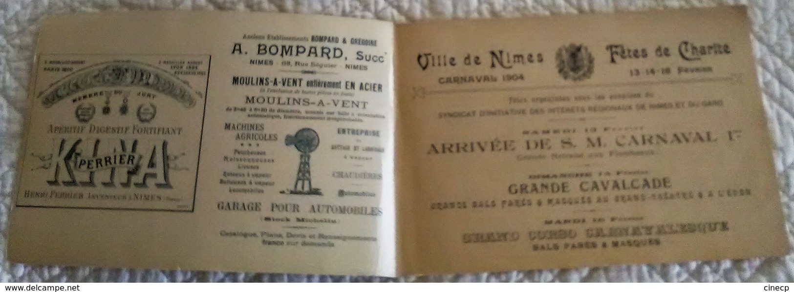 SUPERBE PROGRAMME ANCIEN NIMES Fêtes De Charité 1904 Publicité Magasins Nîmois Livret De 32 Pages (& Scans) - Nîmes