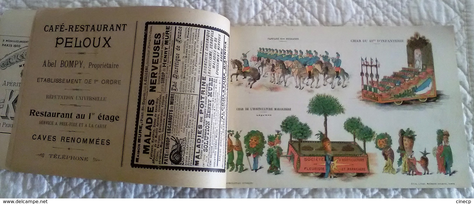 SUPERBE PROGRAMME ANCIEN NIMES Fêtes de charité 1904 Publicité magasins nîmois livret de 32 pages (& scans)