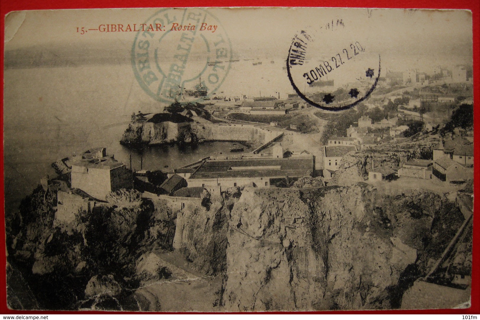 GIBRALTAR - ROSIA BAY 1920 - Gibilterra