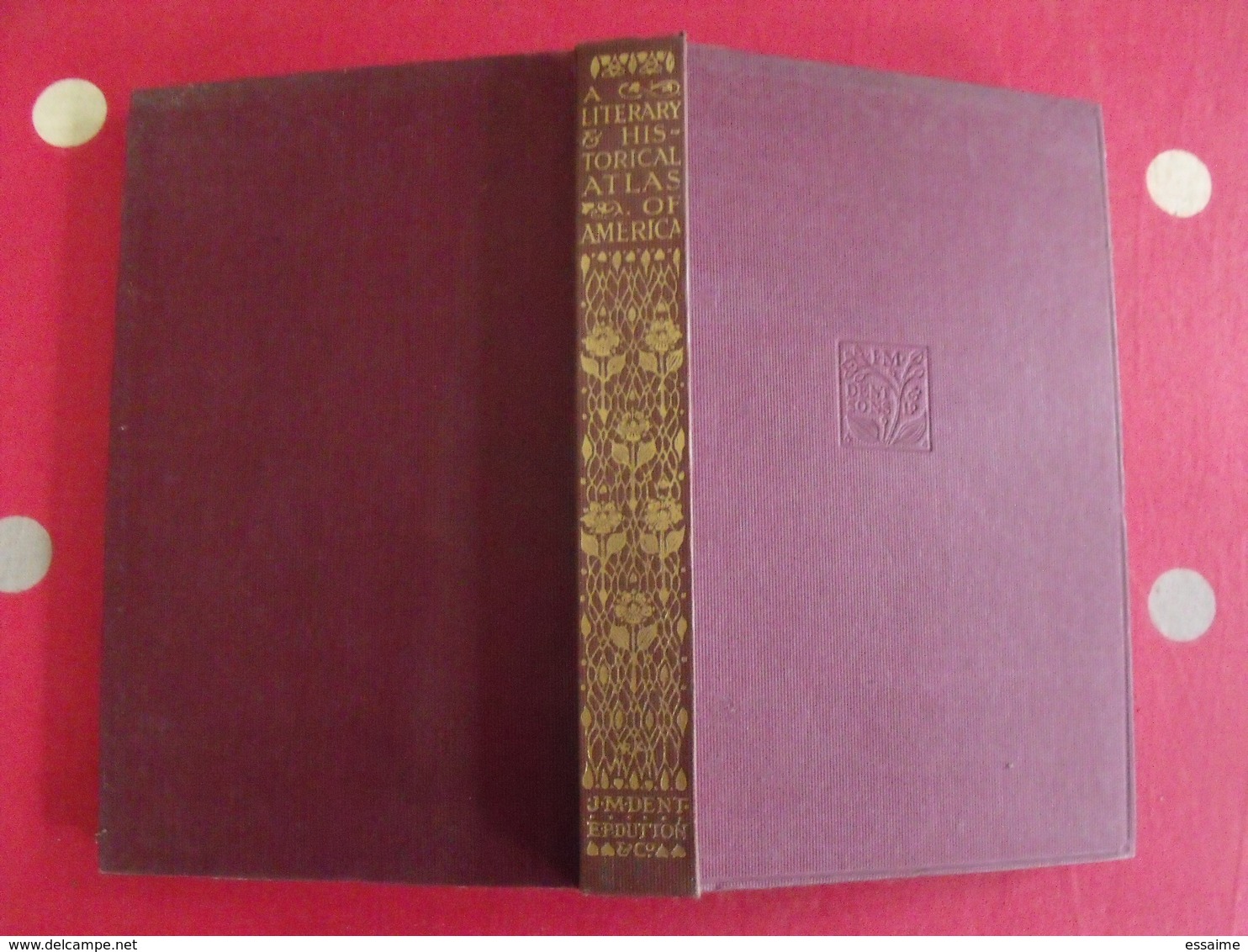 A Literary & Historical Atlas Of America. Bartholomew. Dent, London, 1912 - Europe
