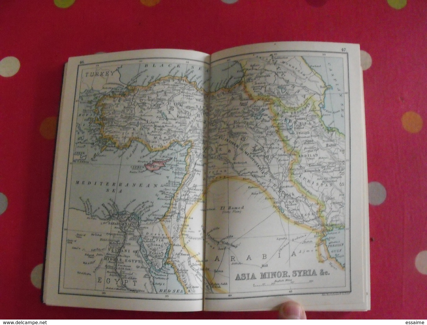 A Literary & Historical Atlas Of Asia. Bartholomew. Dent, London, 1912 - Europe