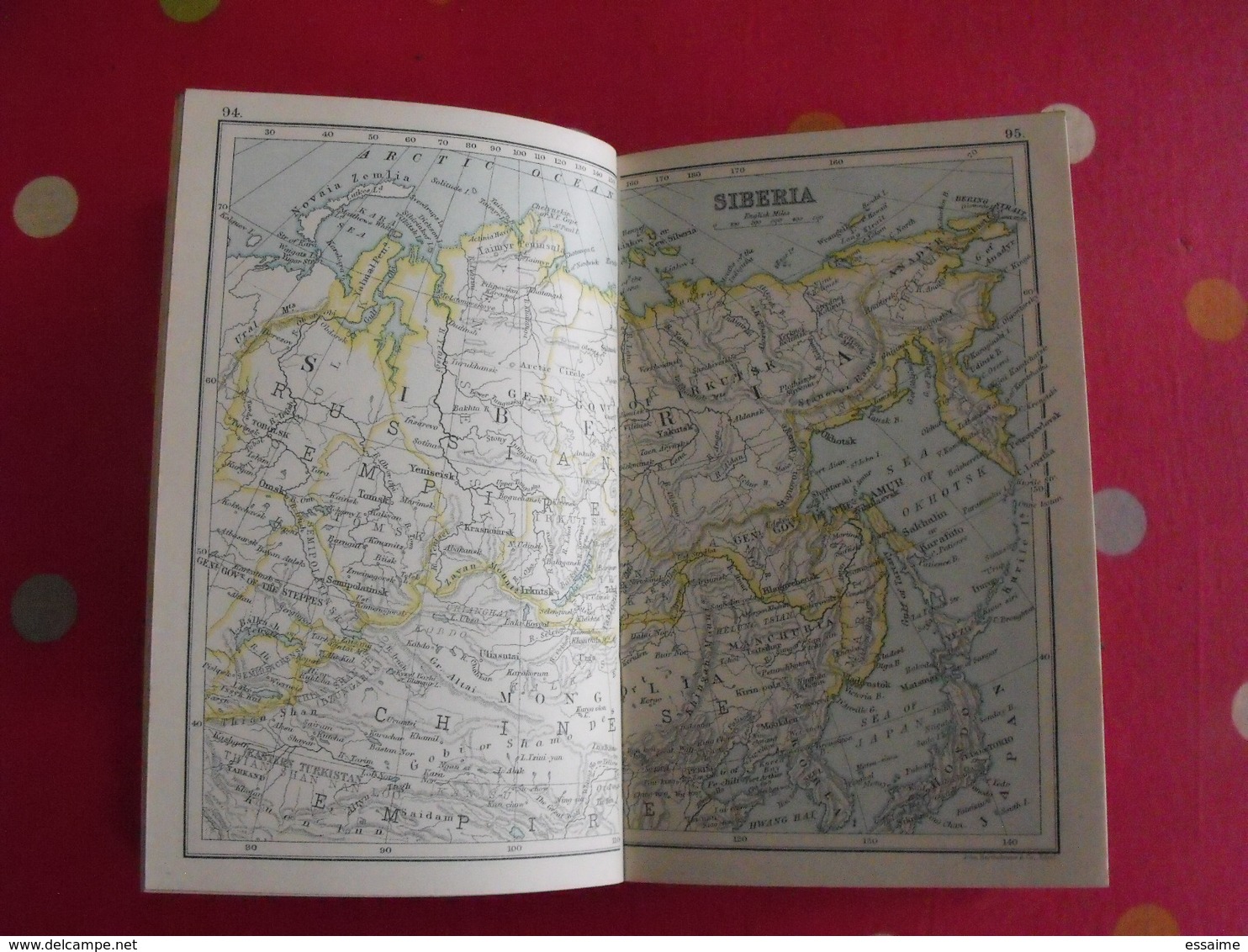 a literary & historical atlas of Asia. Bartholomew. Dent, London, 1912
