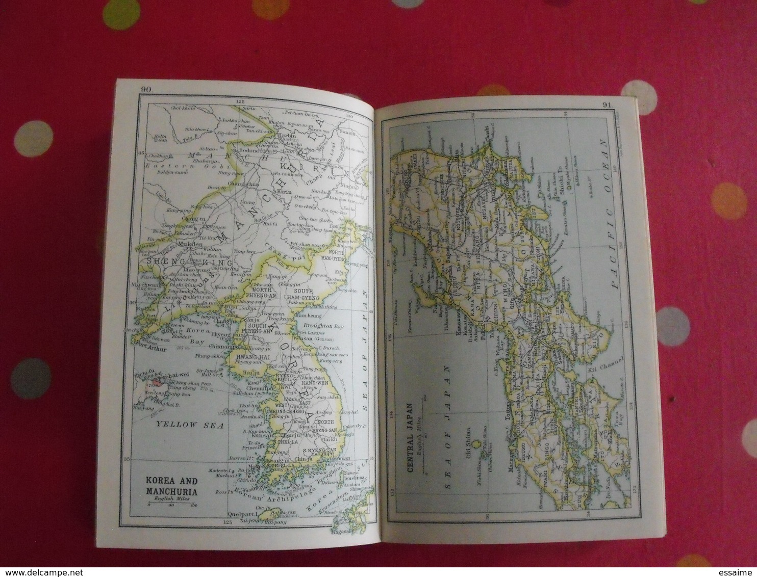 a literary & historical atlas of Asia. Bartholomew. Dent, London, 1912