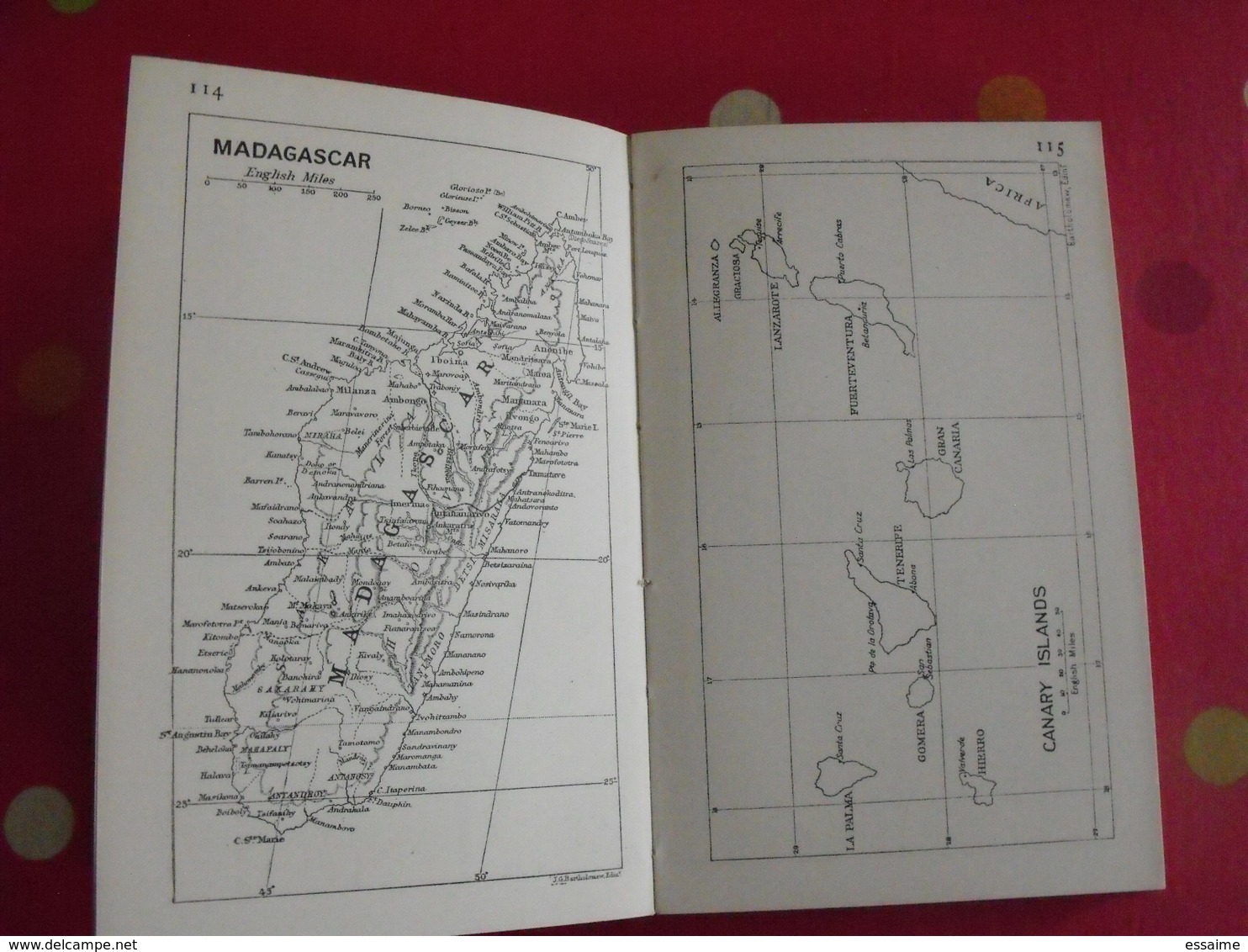 a literary & historical atlas of Africa & Australia. Bartholomew. Dent, London, 1912