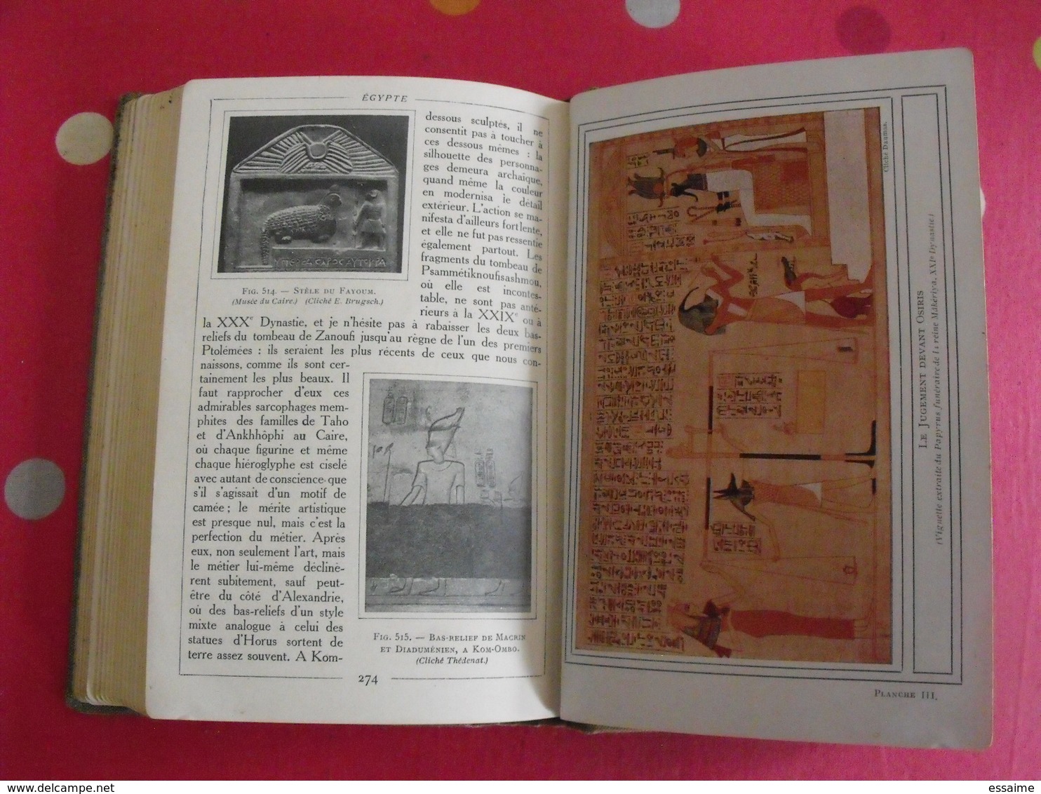 ars=una. histoire générale de l'art : égypte. G. Maspéro. Hachette 1928