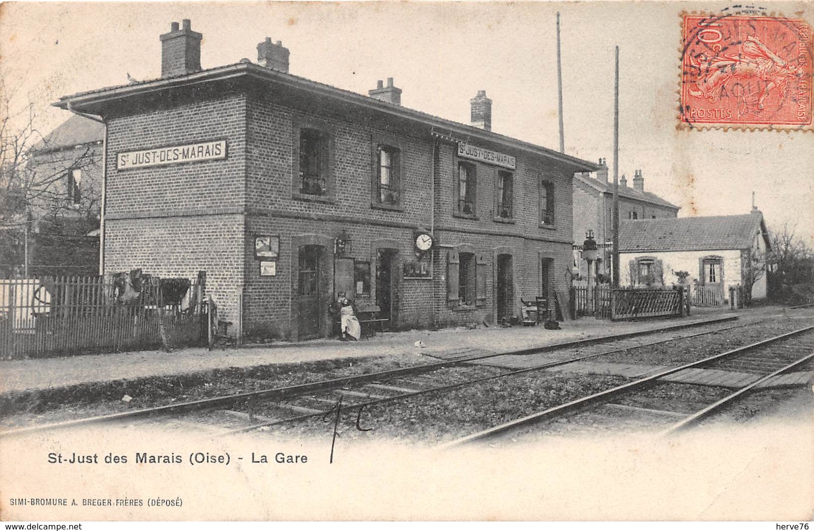 SAINT JUST DES MARAIS - La Gare - Autres & Non Classés