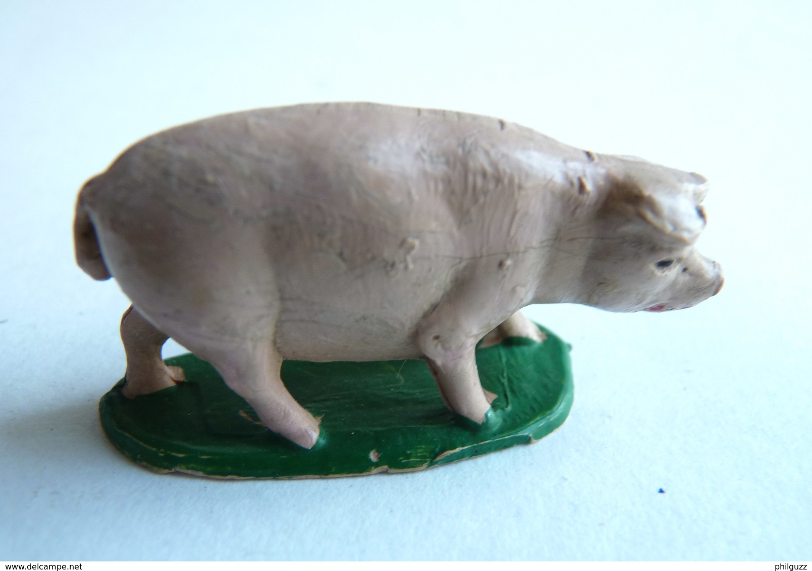 FIGURINE STARLUX  - ANIMAUX ANIMAL DE LA FERME - COCHON DEBOUT (2) Pas Clairet - Starlux