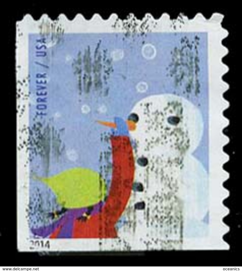 Etats-Unis / United States (Scott No.4942 - Plaisir D'hiver / Winter Fun) (o)  P2 Small ATM - Oblitérés