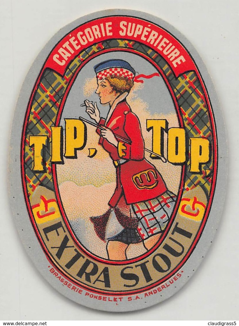 0274 "TIP TOP - EXTRA STOUT" ETICHETTA ORIG. - Altri & Non Classificati