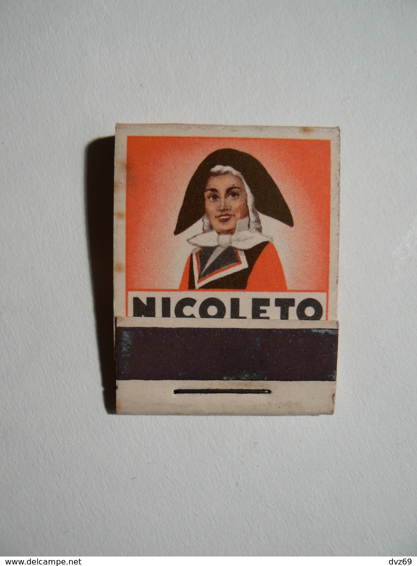 Allumettes En Bois, Pochette Ancienne Neuve, NICOLETO Cigares, Parfait état. - Matchboxes