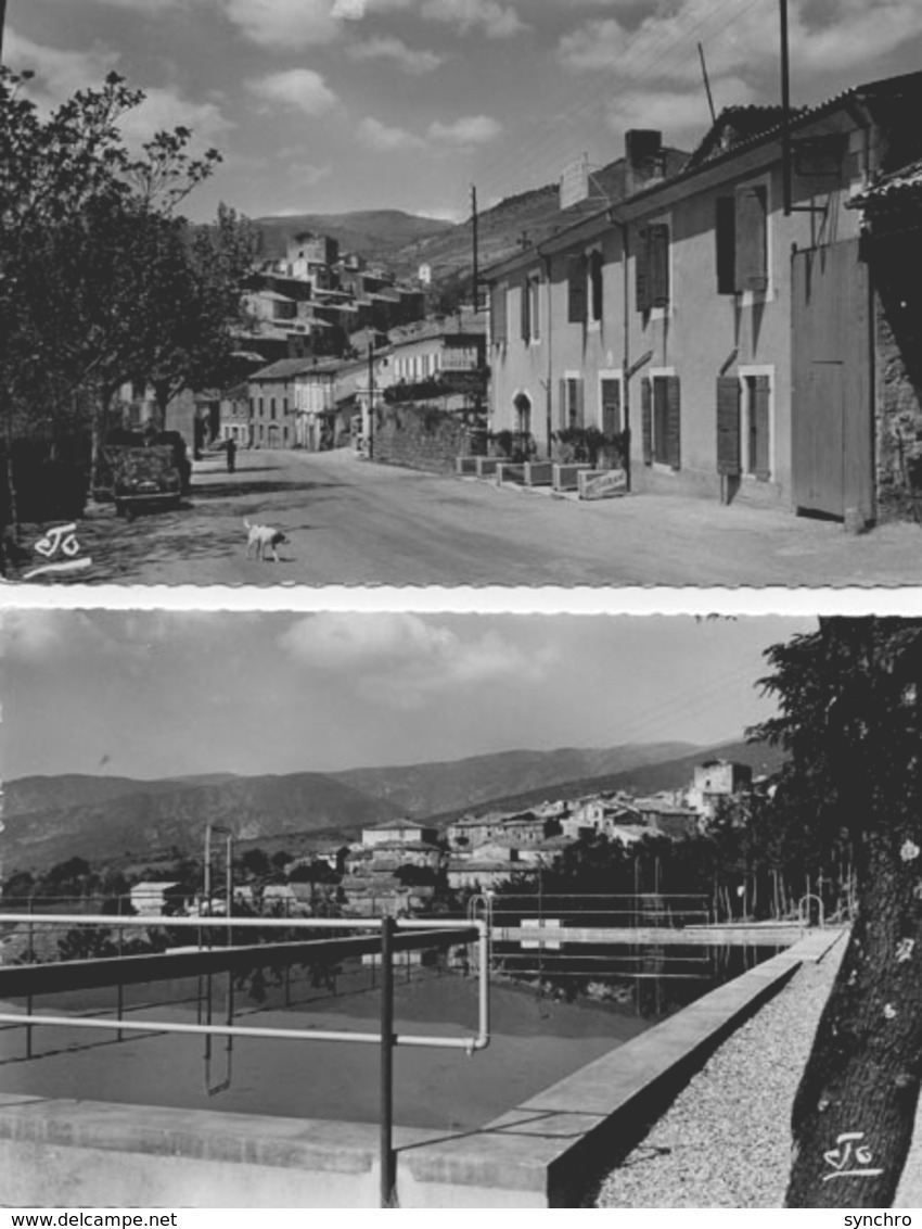 Rosans 2 Cartes ; Hotel De La Boule D'or ,piscine - Autres & Non Classés