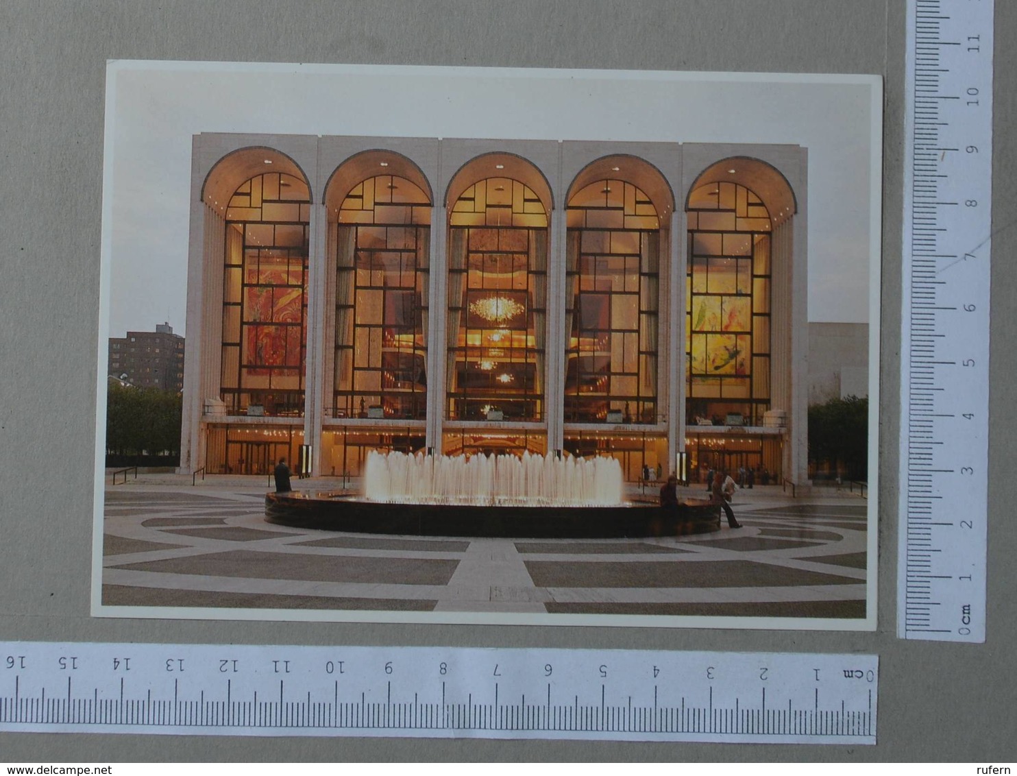 USA - HOUSE LINCOLN CENTER -  NEW YORK -   2 SCANS  - (Nº25953) - Musées