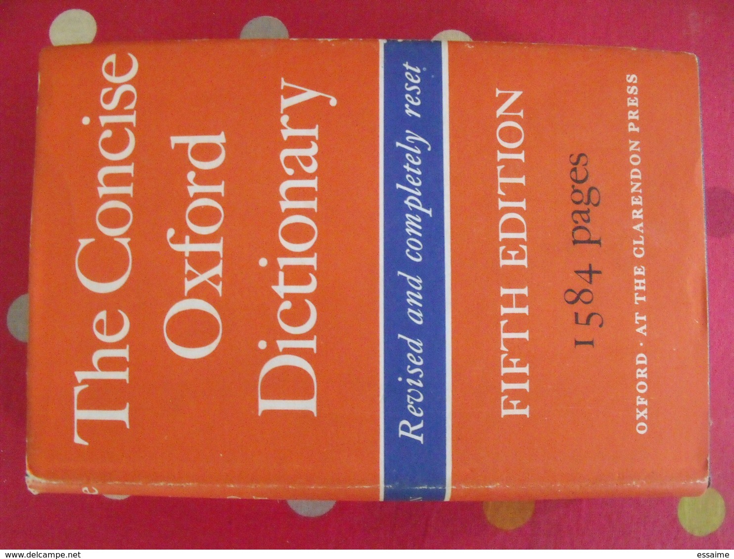 The Concise Oxford Dictionary. 1964. Dictionnaire En Anglais - Éducation/ Enseignement