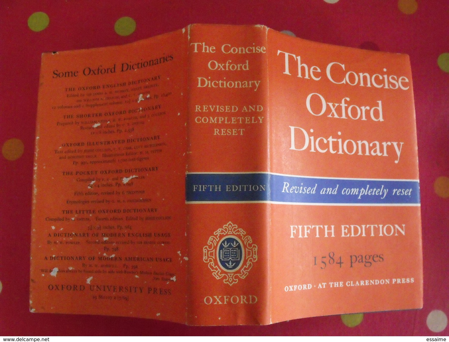 The Concise Oxford Dictionary. 1964. Dictionnaire En Anglais - Éducation/ Enseignement