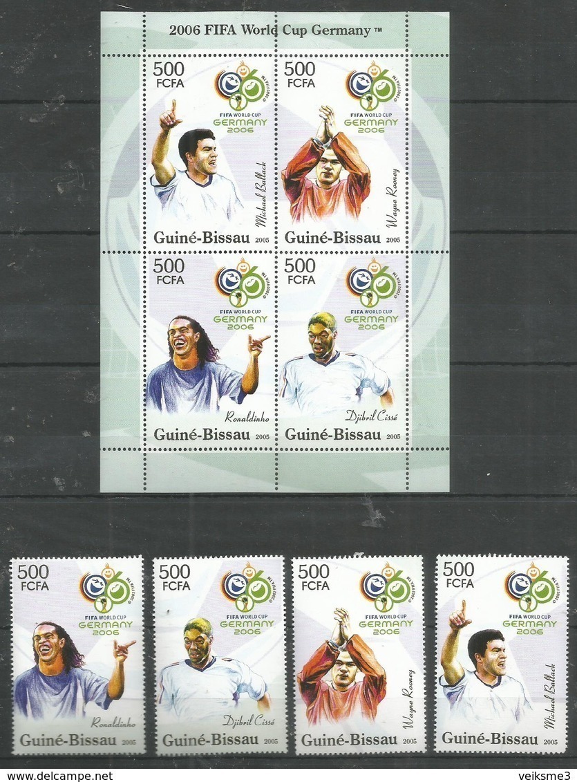 GUINEA BISSAU - MNH - Sport - Soccer - World Cup 2006 - 2006 – Allemagne