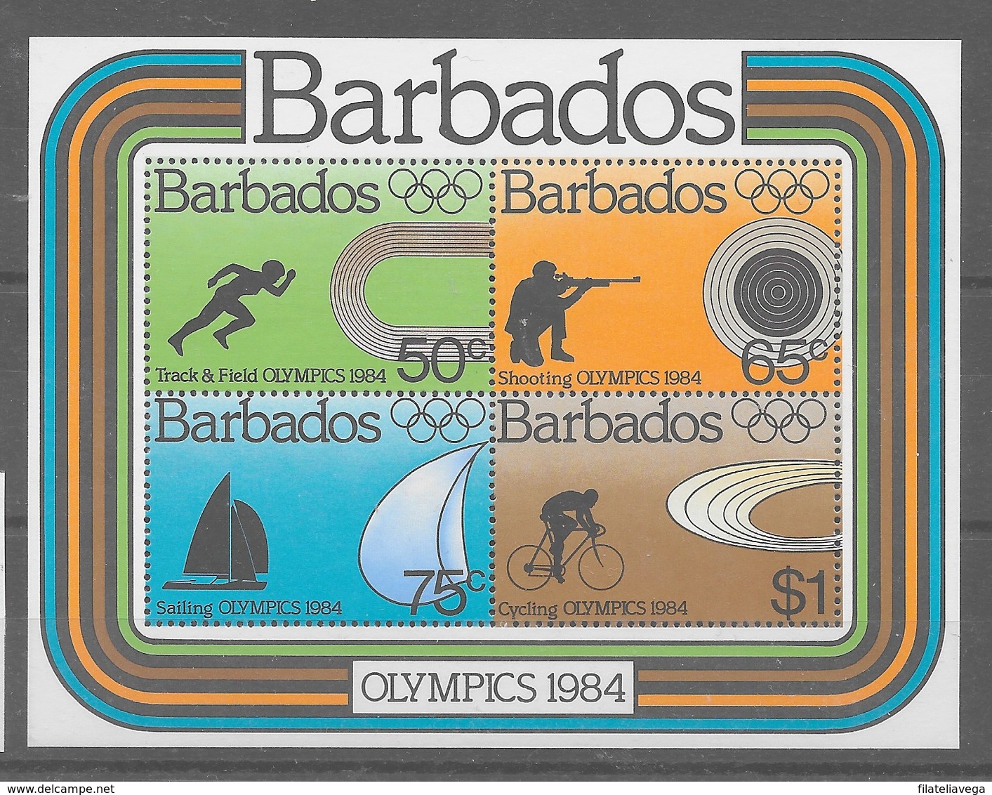 Hoja Bloque De Barbados Nº Yvert HB-19 ** - Barbados (1966-...)