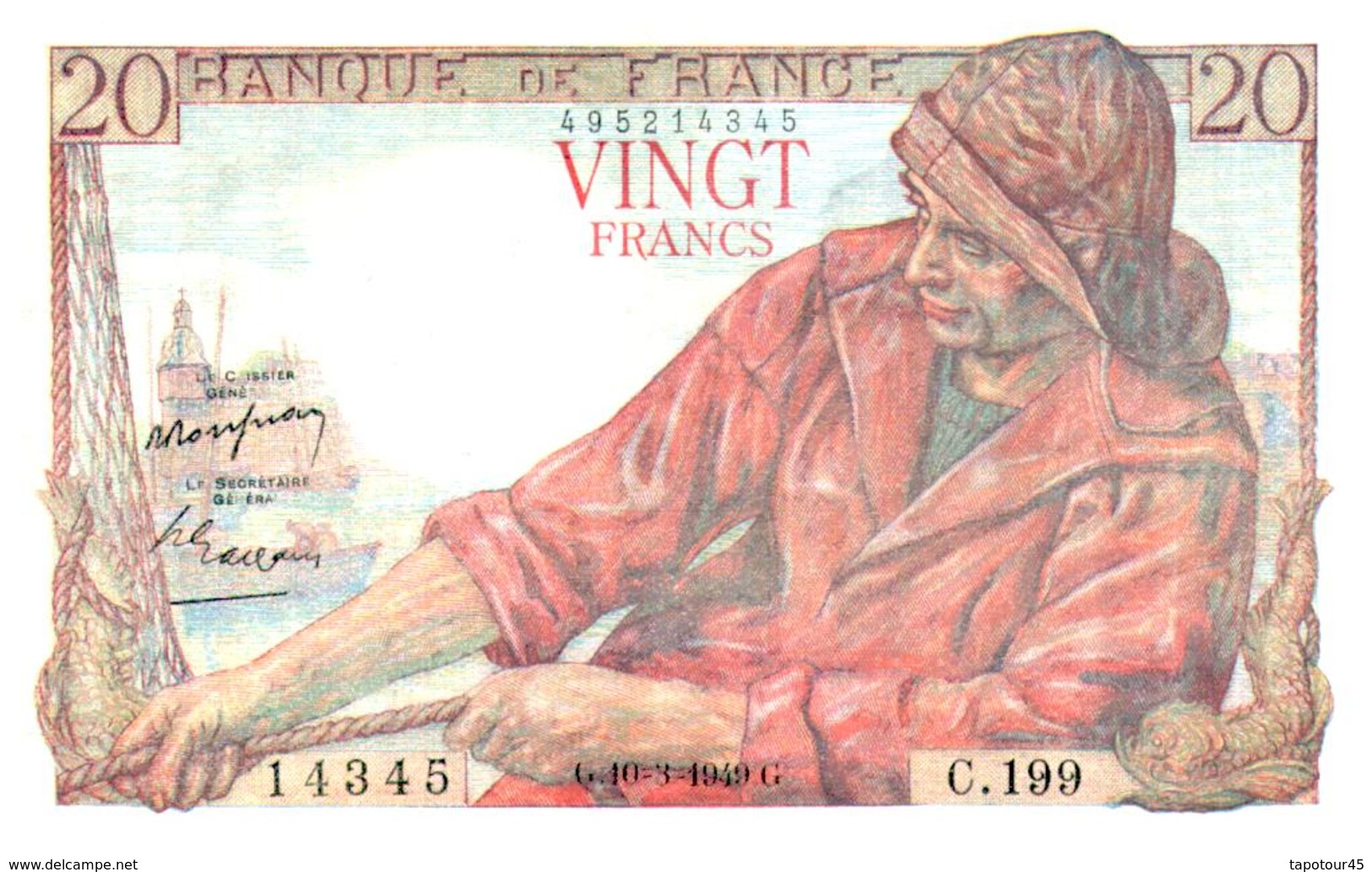 Billet > France > 20 Francs 1949 (comme Neuf) - 20 F 1942-1950 ''Pêcheur''