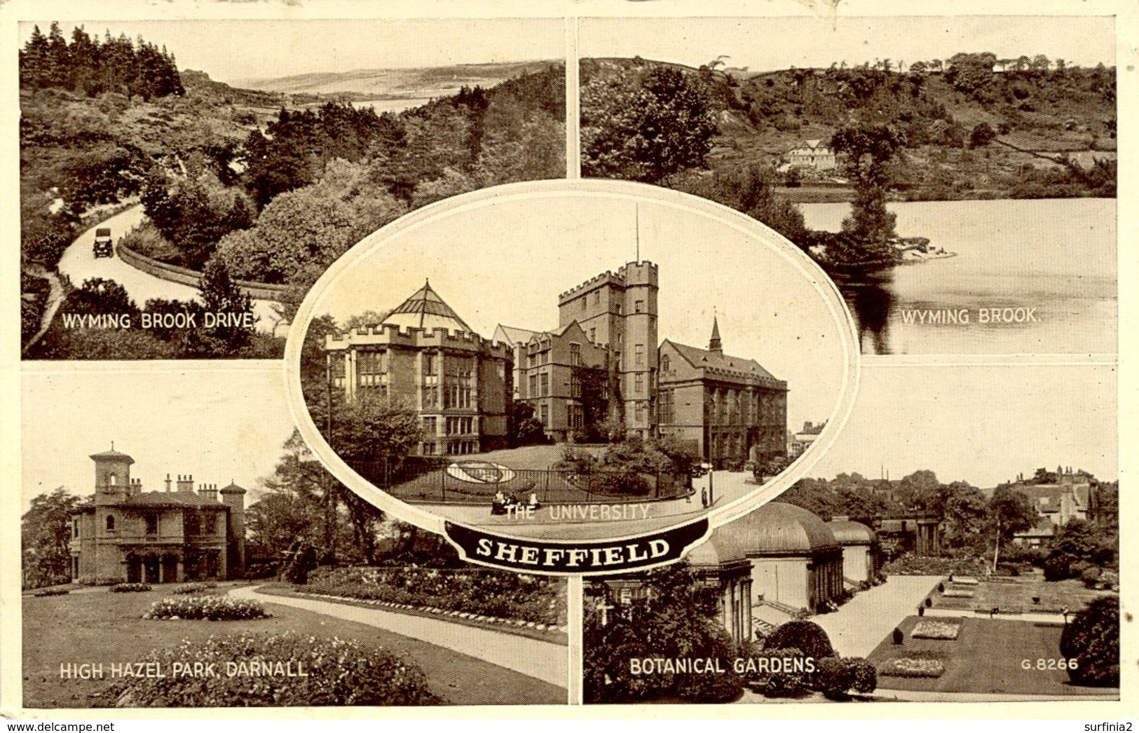 SOUTH YORKS - SHEFFIELD - 5 VIEWS  Ys64 - Sheffield