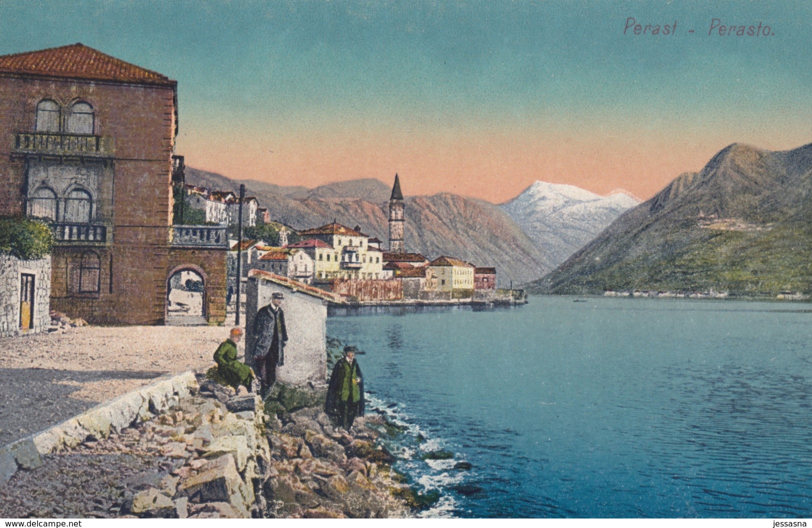 AK - PERASTO (Perast) - Blick Zur Altstadt 1916 - Montenegro