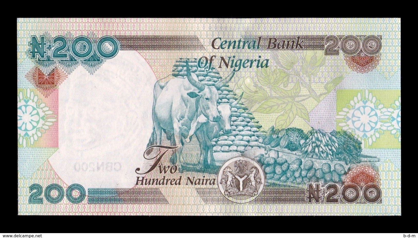 Nigeria 200 Naira 2018 Pick New Replacement Serie DZ SC UNC - Nigeria