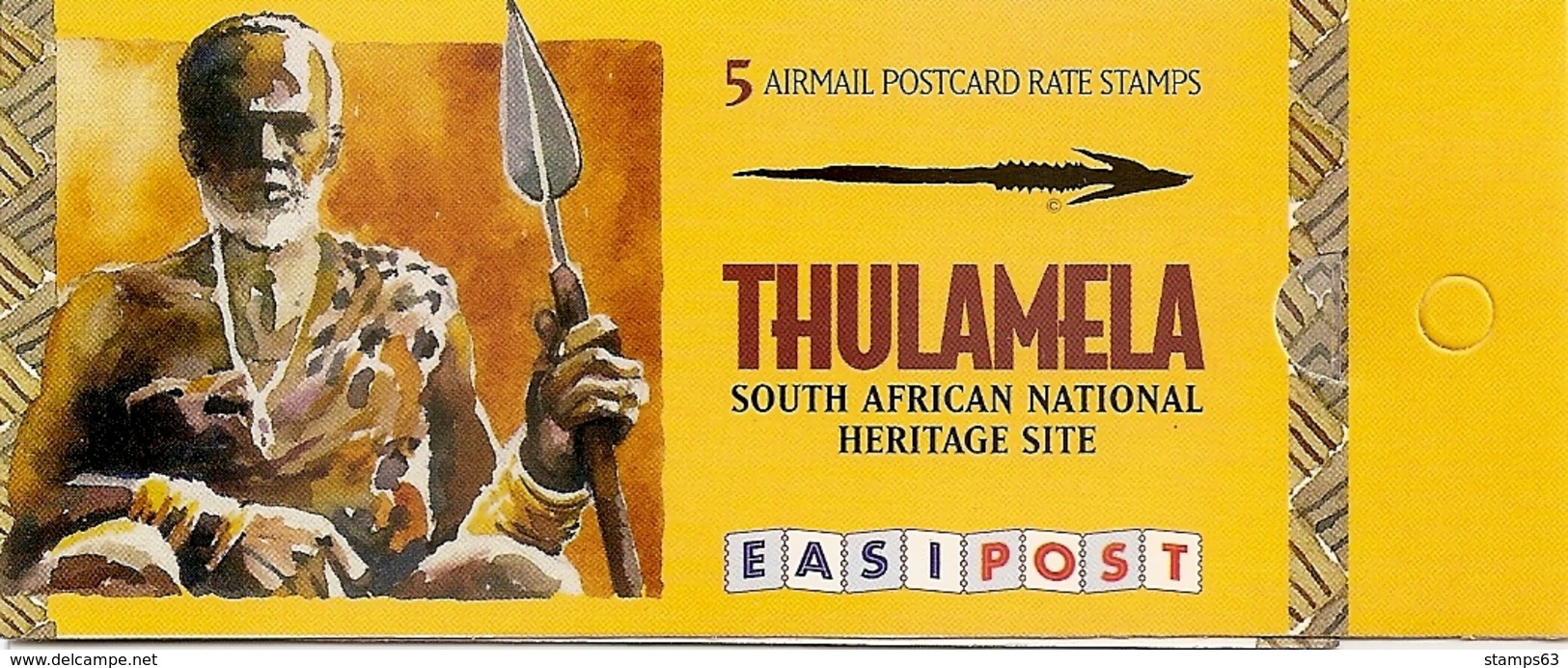 SOUTH AFRICA, 1997, Booklet 41,  Big 5, Thulamela-labels - Libretti