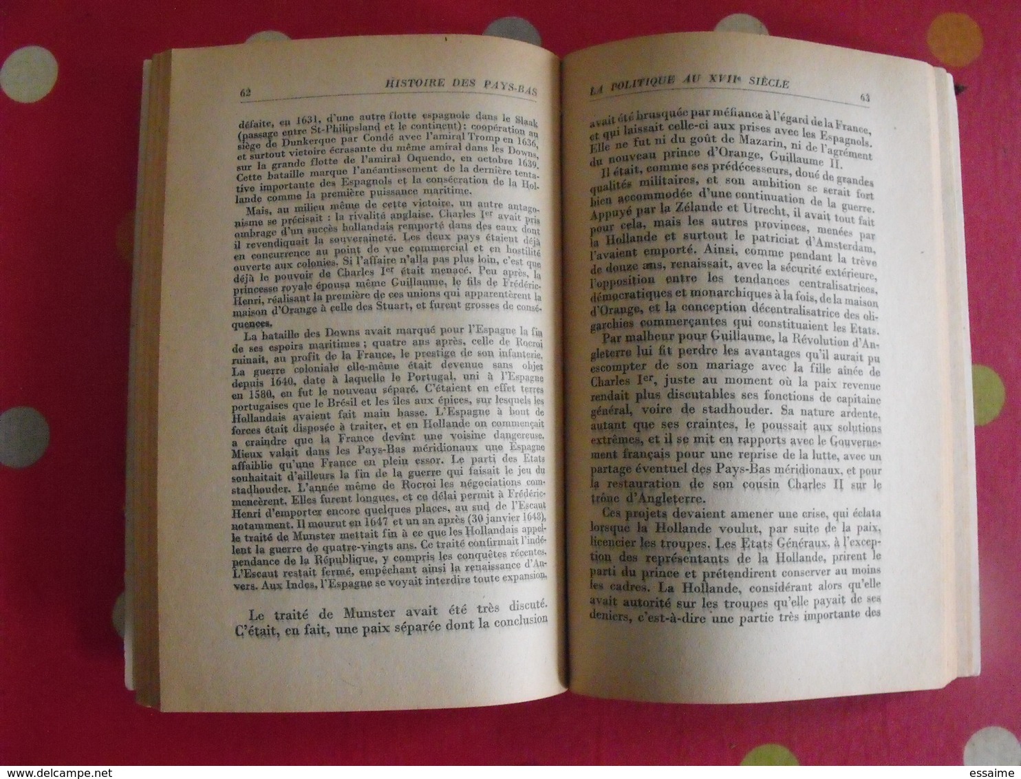 Histoire Des Pays-bas. Maurice Braure. PUF, Que Sais-je ? N° 490. 1951 - Non Classés