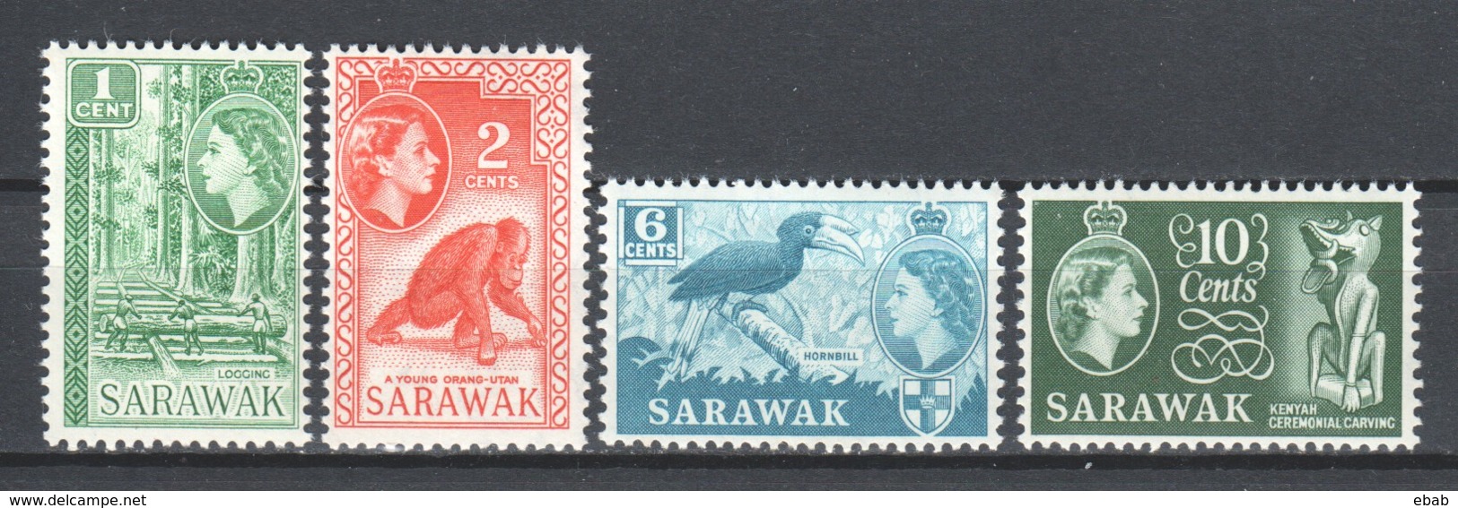 Malaysia Sarawak 1964 Mi 204-207 (wmk 5) MNH - Maleisië (1964-...)