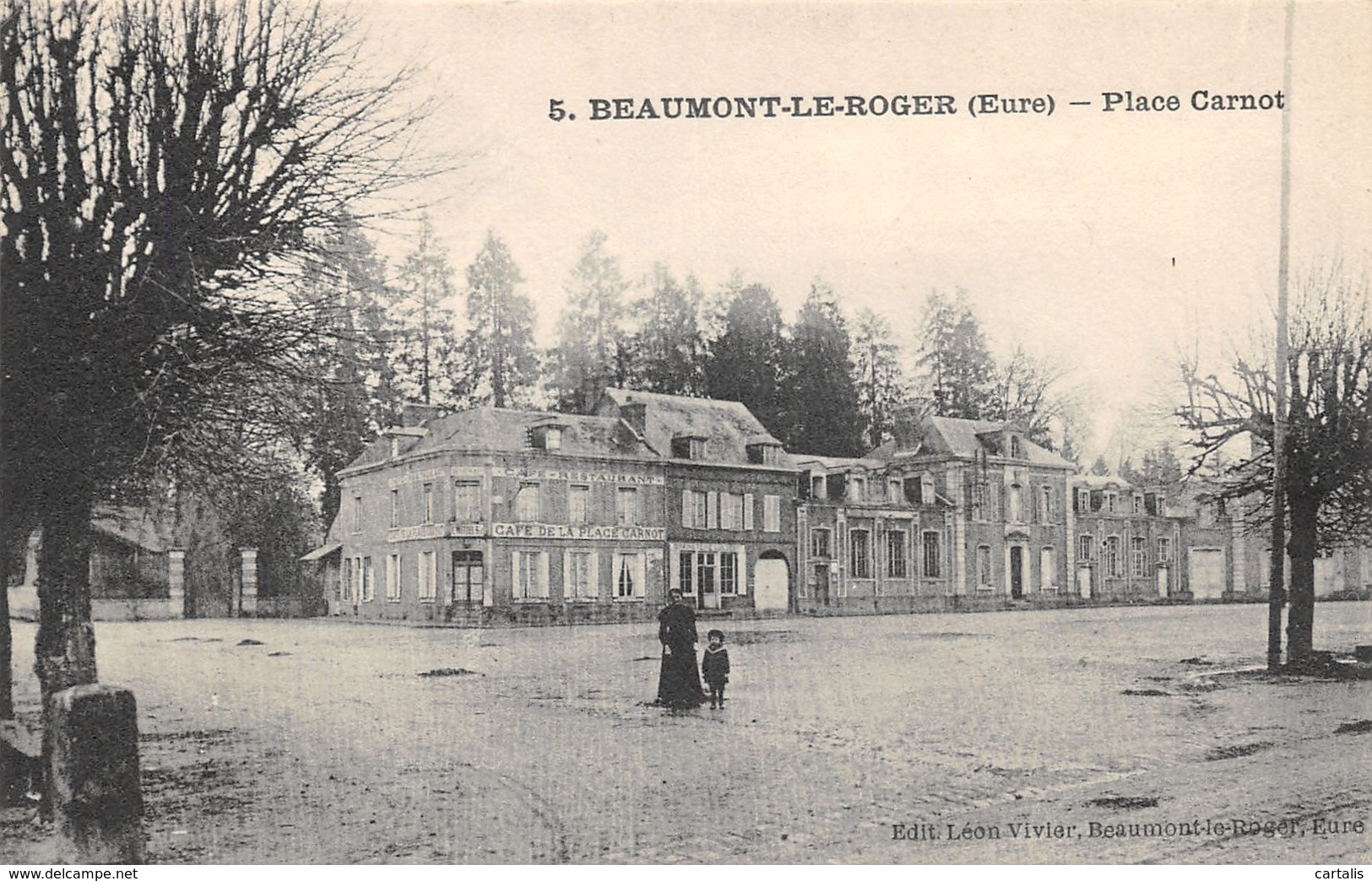 27-BEAUMONT LE ROGER-N°444-B/0167 - Beaumont-le-Roger