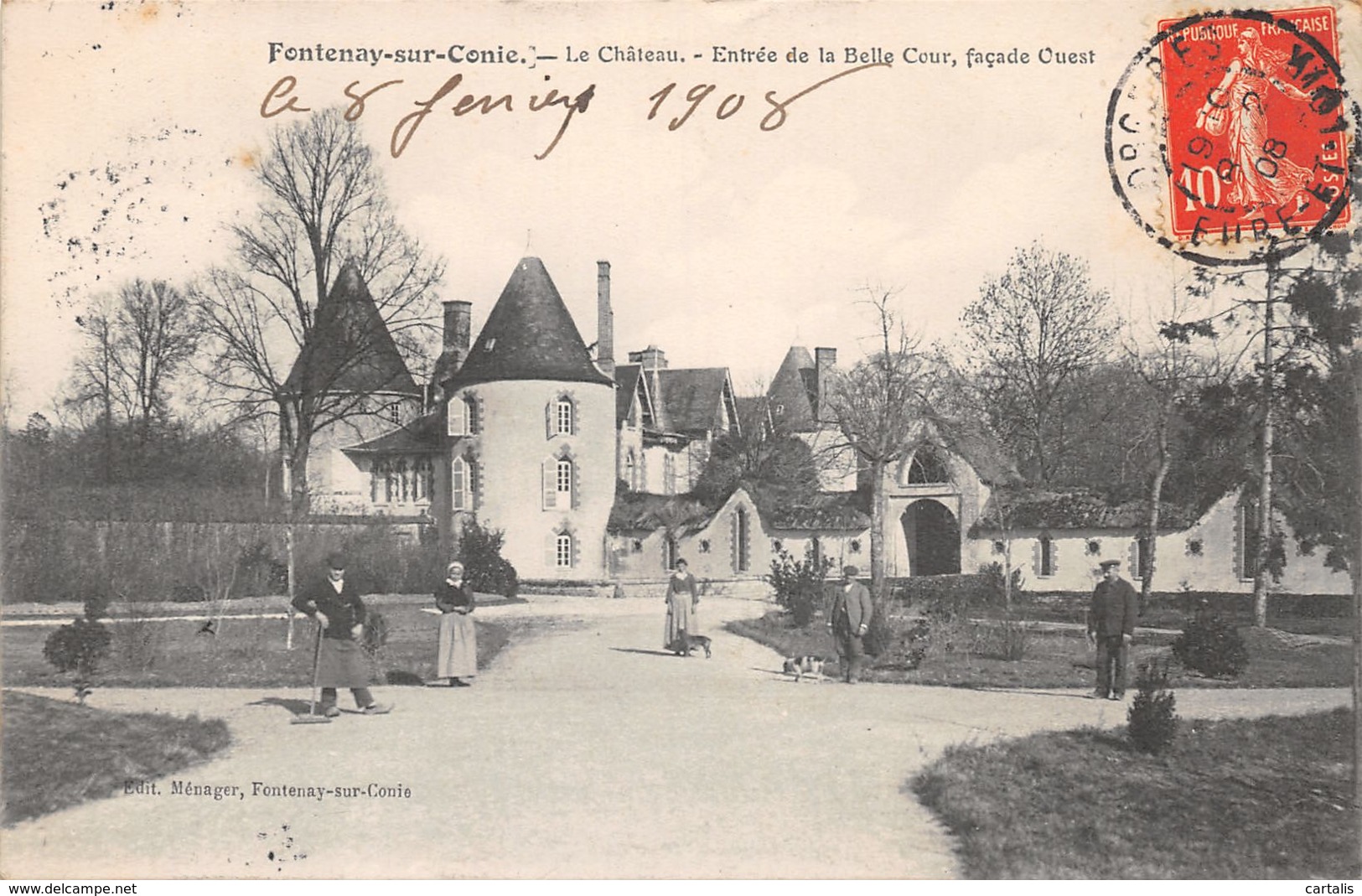 28-FONTENAY SUR CONIE-N°C-418-E/0059 - Other & Unclassified