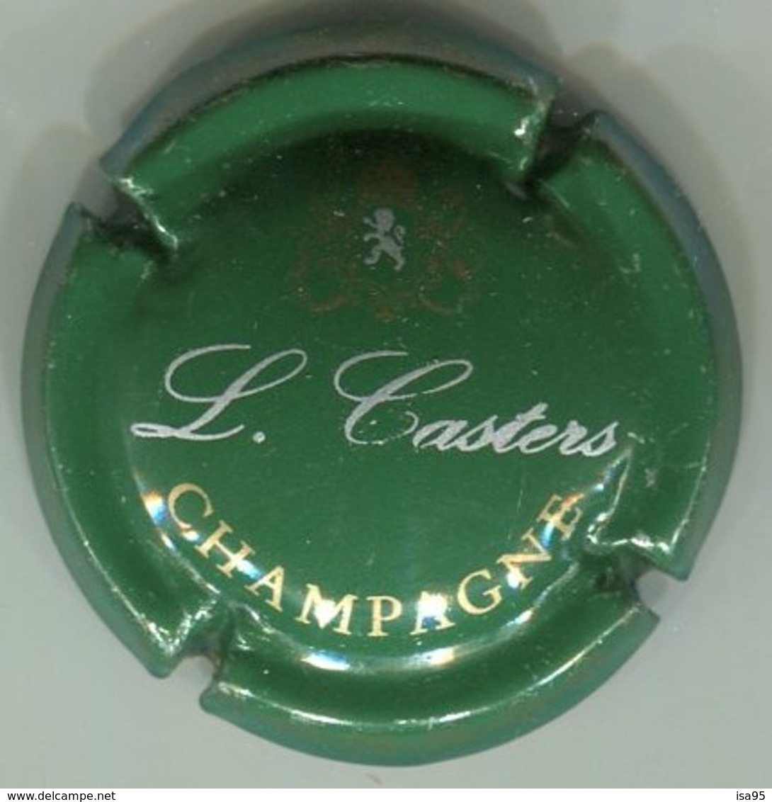 CAPSULE-CHAMPAGNE CASTERS Louis N°09 Vert Or & Argent - Autres & Non Classés