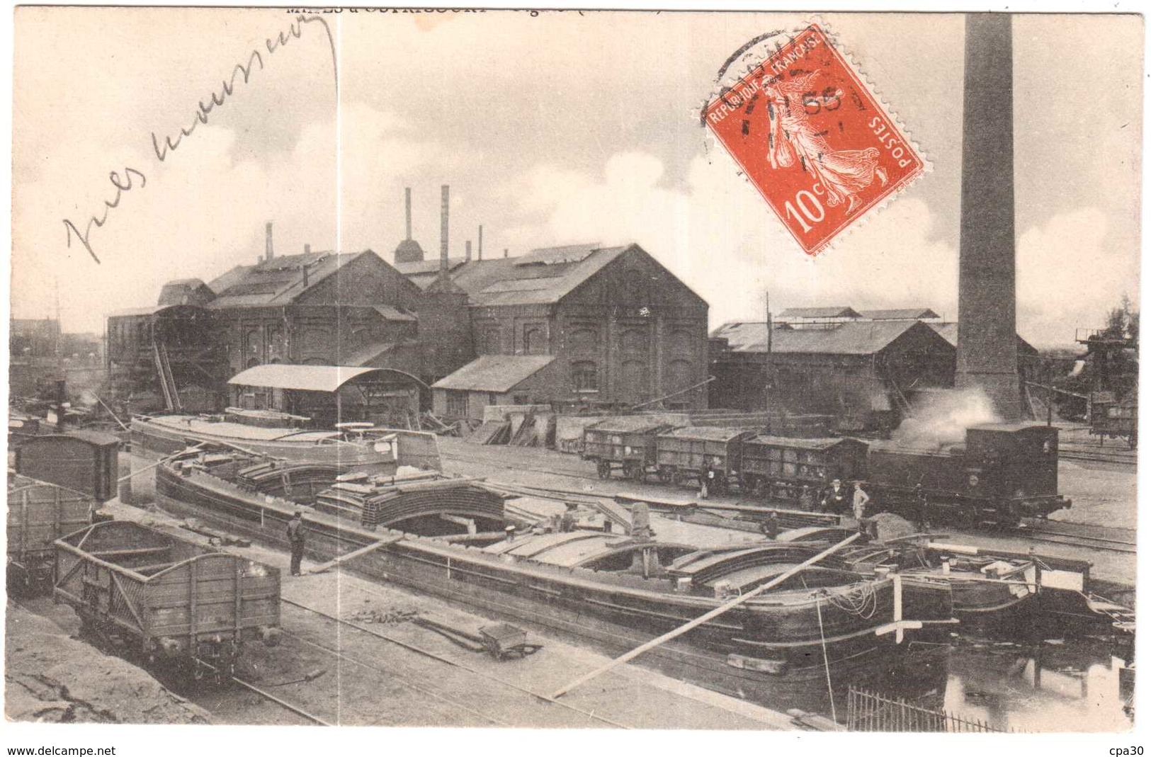 CPA PAS-de-CALAIS.MINES D'OSTRICOURT OIGNIES. - Autres & Non Classés