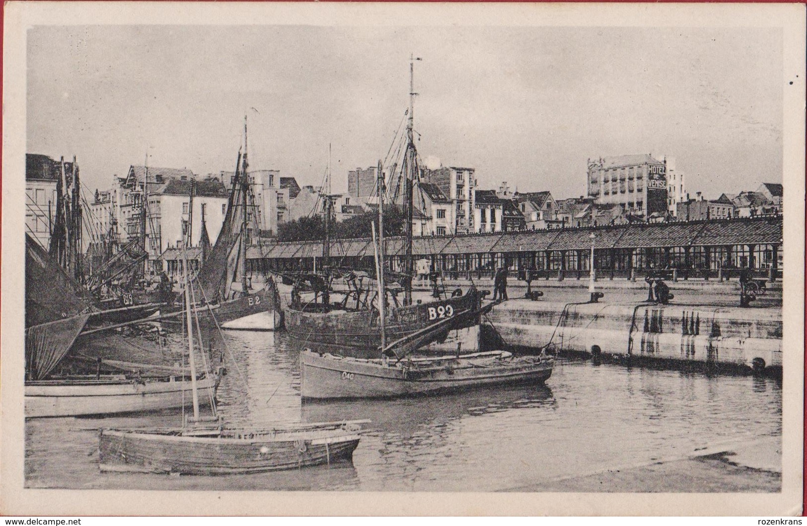 Blankenberge Blankenberghe Le Port De Haven 1936 (In Zeer Goede Staat) Vissersboot Boot - Blankenberge