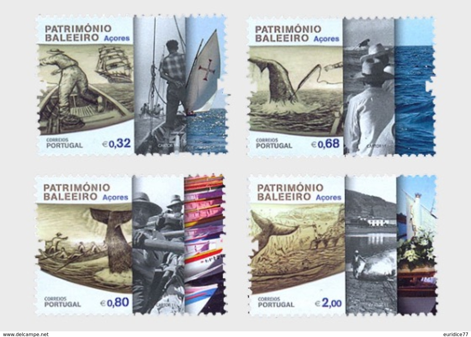 Portugal 2011 - Whaling Heritage - AZORES Stamp Set Mnh - Theatre