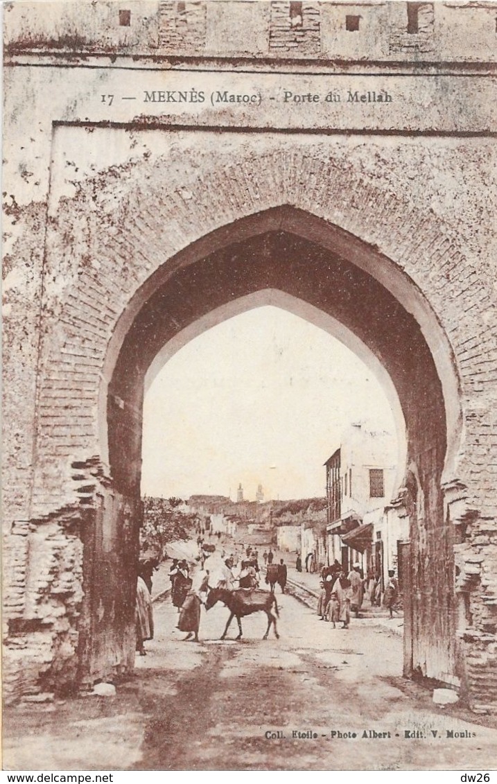 Meknés (Maroc) - Porte Du Mellah, Bourricot - Collection Etoile - Carte N° 17 - Meknès