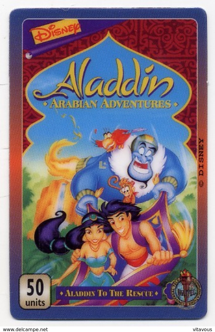 Disney ALADIN Film Movie  Télécarte Phonecard Telefonkarte   G397 - [10] Sammlungen