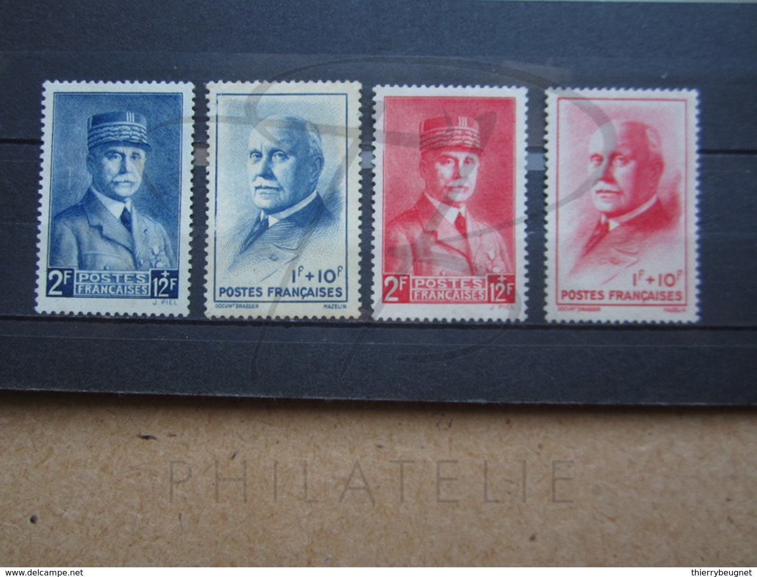 VEND BEAUX TIMBRES DE FRANCE N° 568 - 571 , (X) !!! - 1941-42 Pétain