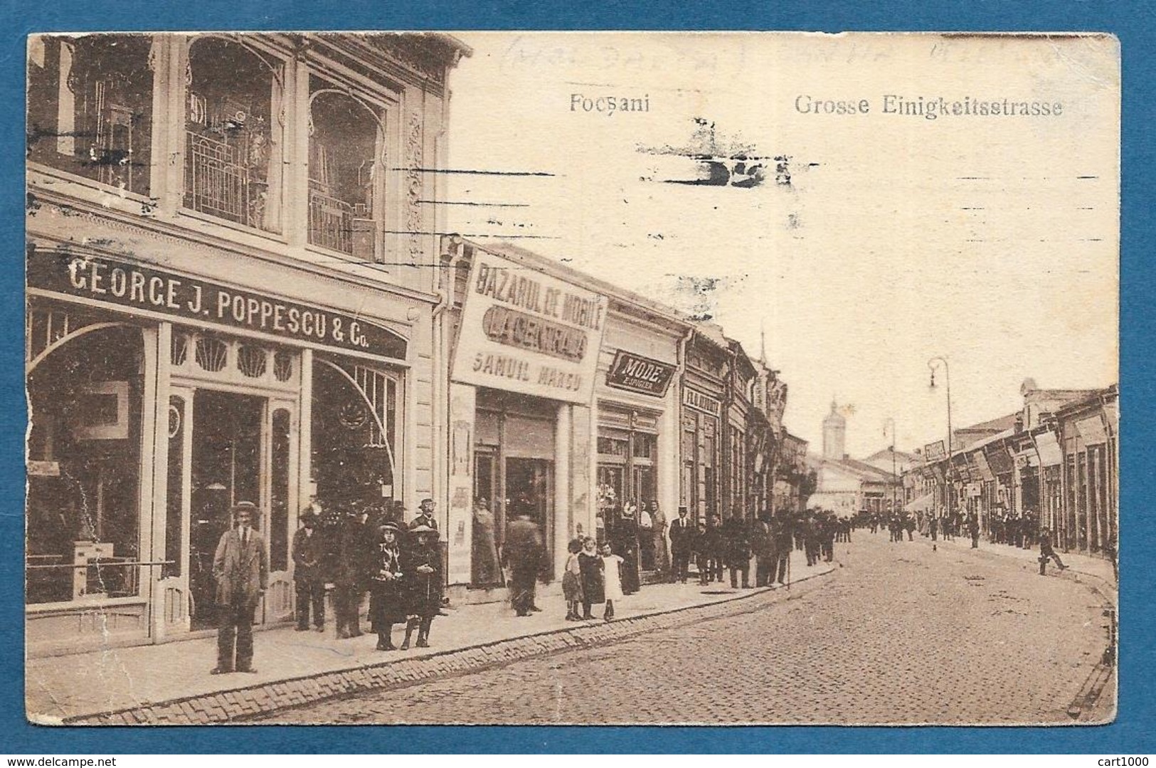 FOCSANI GROSSE EINIGKEITSTRASSE 1920 - Romania