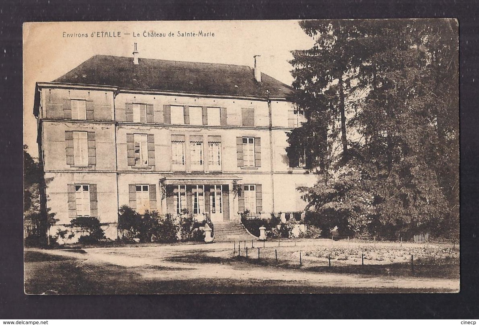 CPA BELGIQUE - ETALLE - Environs D'Etalle - Le Château De Sainte-Marie - TB PLAN Façade Edifice - Etalle