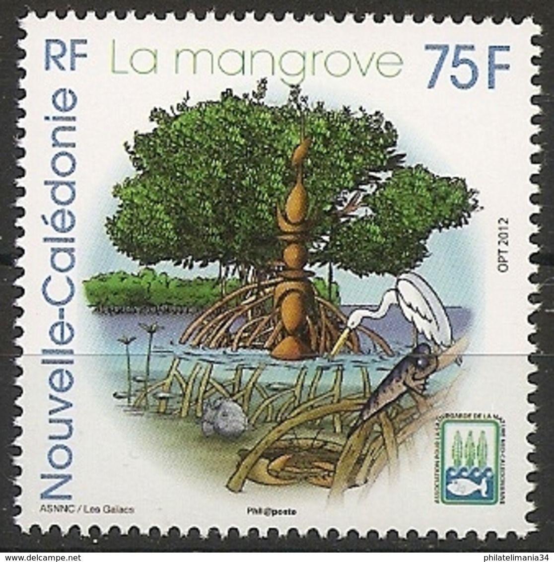 Nouvelle-Calédonie 2012 - La Mangrove - Unused Stamps