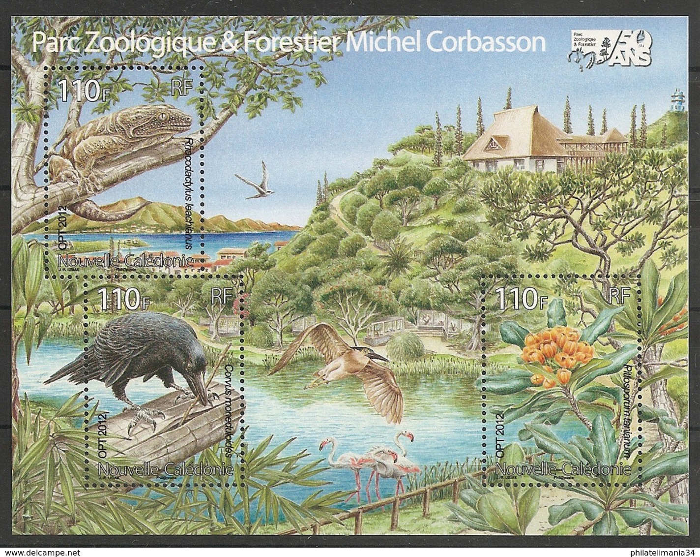 Nouvelle-Calédonie 2012 - Parc Zoologique Et Forestier Michel Corbasson - Blocchi & Foglietti