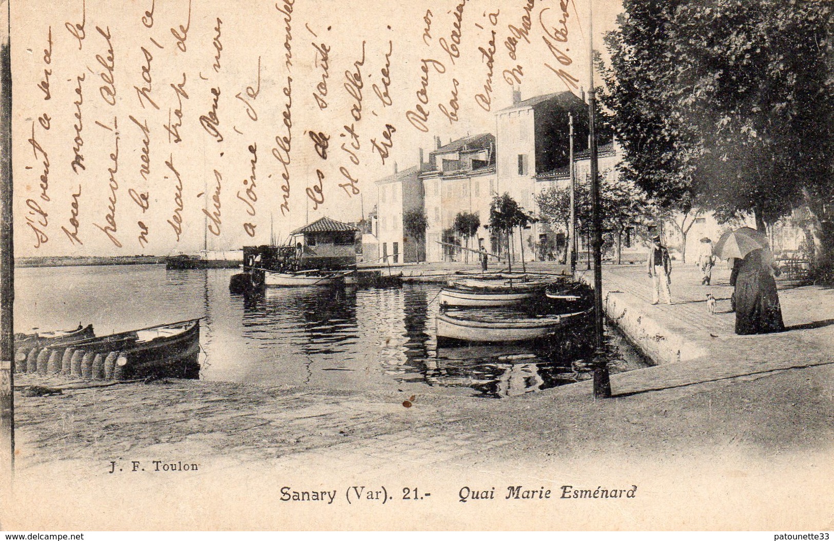 83 SANARY QUAI MARIE ESMENARD ANIMEE - Sanary-sur-Mer