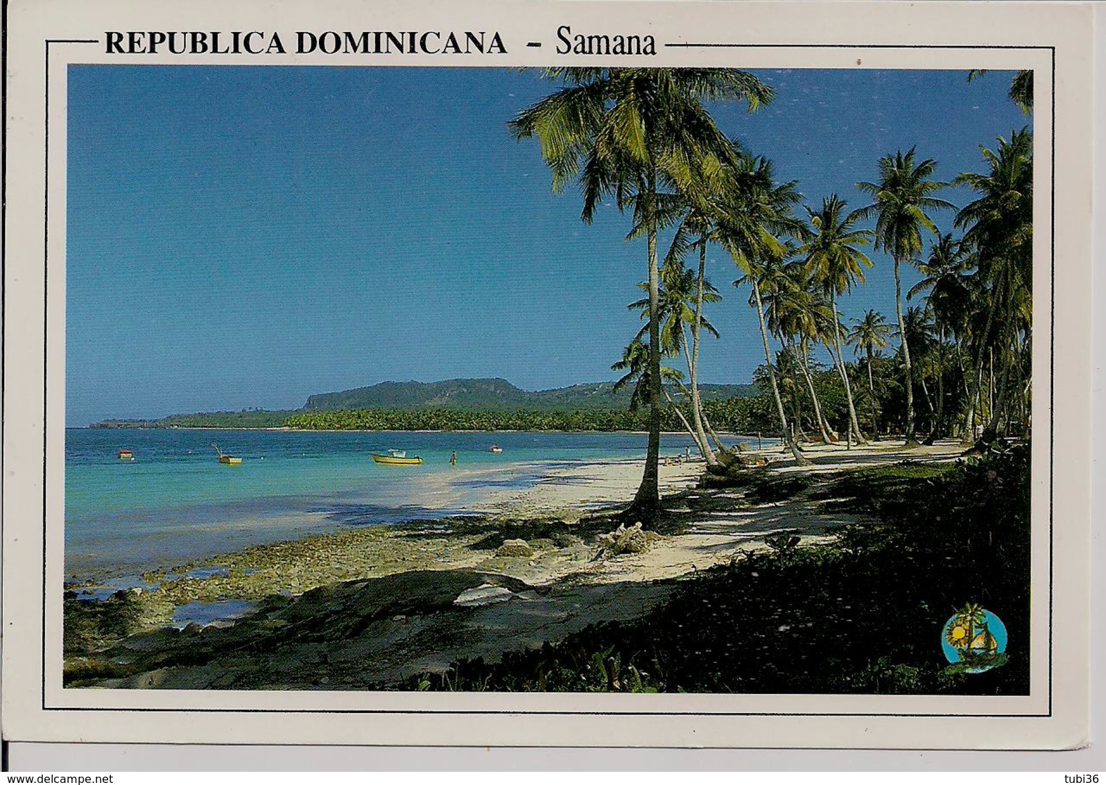 LAS GALERAS (SAMANA) - COLORI VIAGGIATA - ITALIA - Repubblica Dominicana