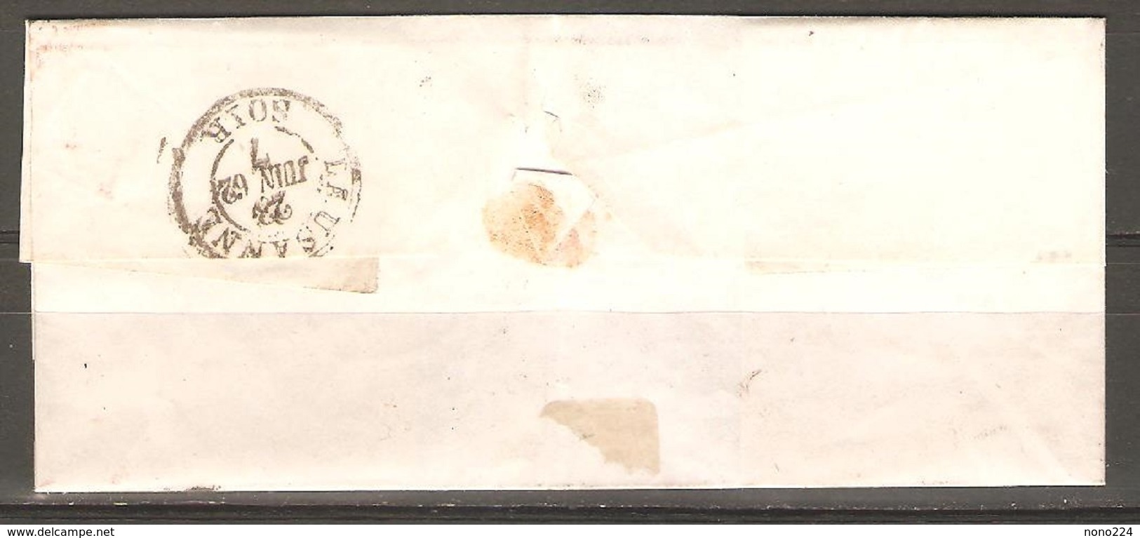 Lettre 1862 ( Strubel ) - Briefe U. Dokumente