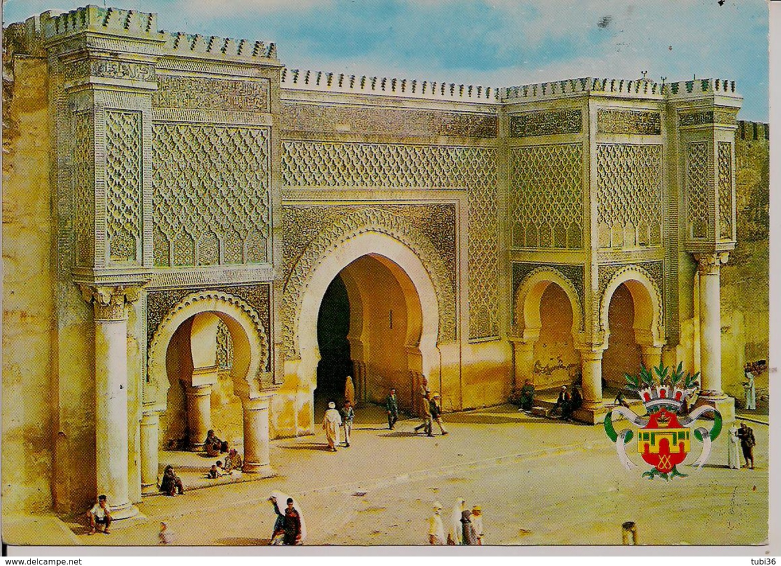 MEKNES - COLORI VIAGGIATA 1990 - ITALIA - Meknes