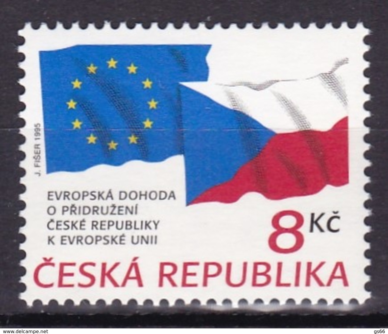 1995, Tschechische Republik, Ceska, 62, Mitglied Der EU. MNH ** - Ungebraucht