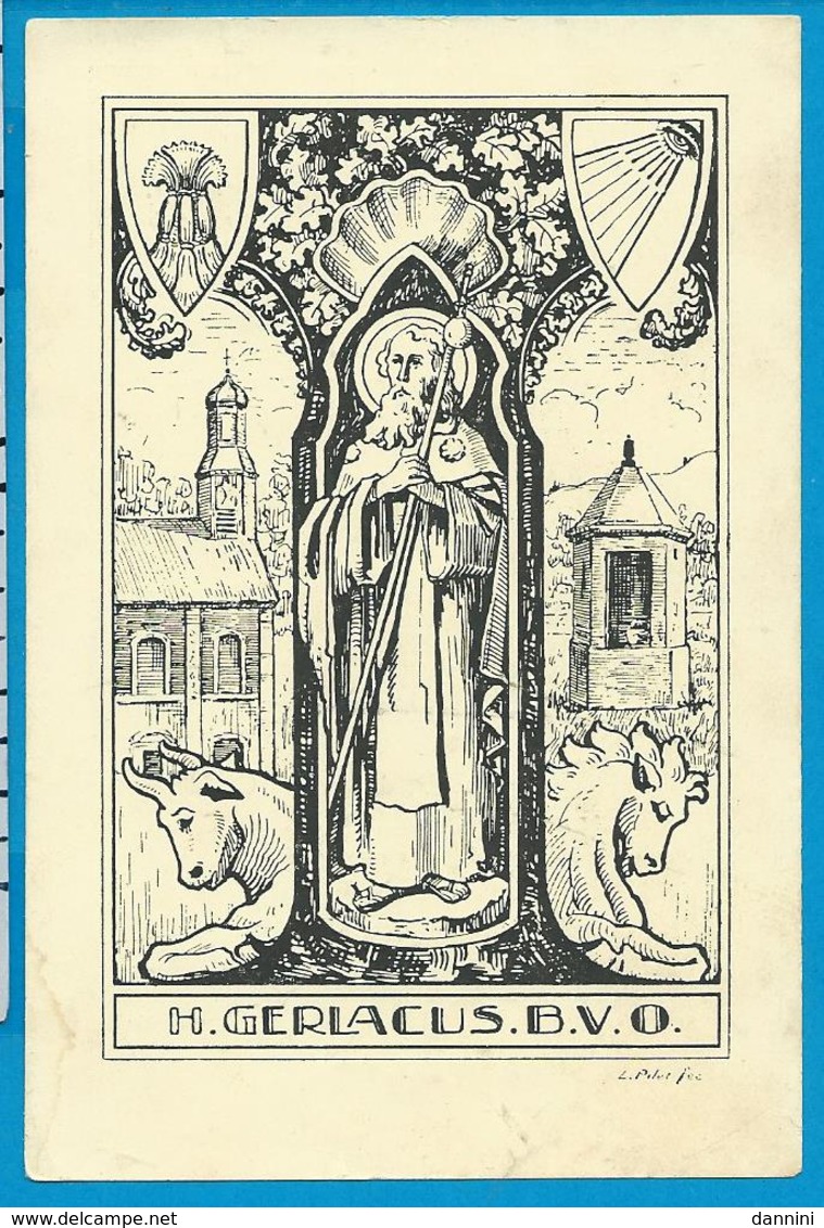Holycard   St. Gerlachus   Van Den Zand   Van Den Riet Tilburg - Imágenes Religiosas