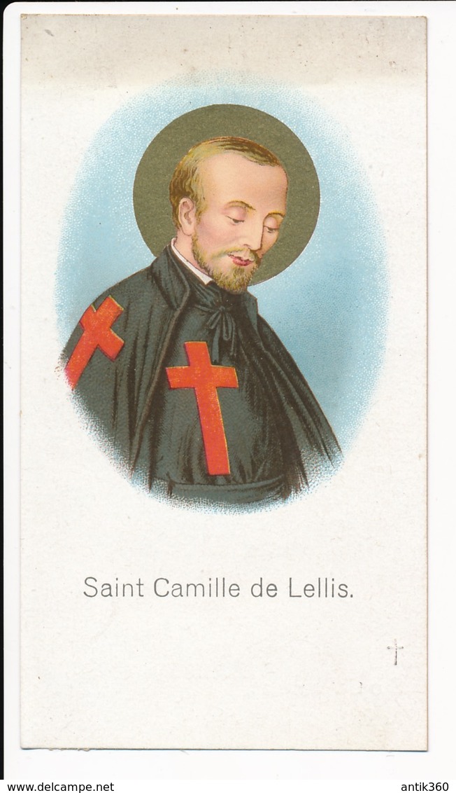 Image Pieuse Saint Camille De Lellis Patron Des Malades Des Hôpitaux Des Infirmiers Et Des Infirmières -  Holy Card - Devotieprenten