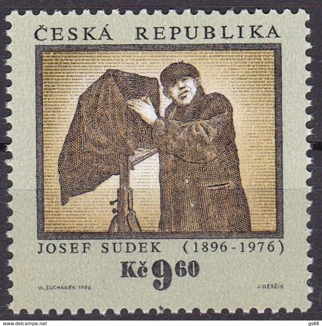 1996, Tschechische Republik, Ceska, 103,  Josef Sudek. MNH ** - Ungebraucht