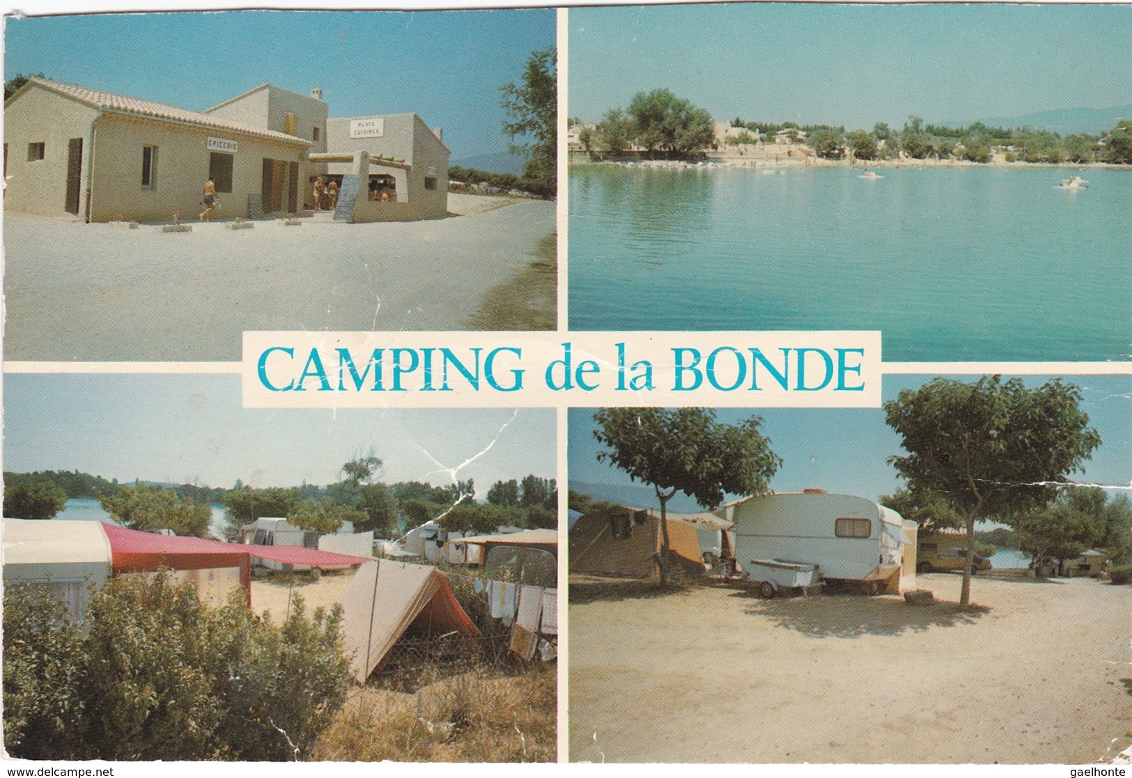 F84-021 CABRIERES D'AIGUES - CAMPING DE LA BONDE - Cabrieres D'Aigues